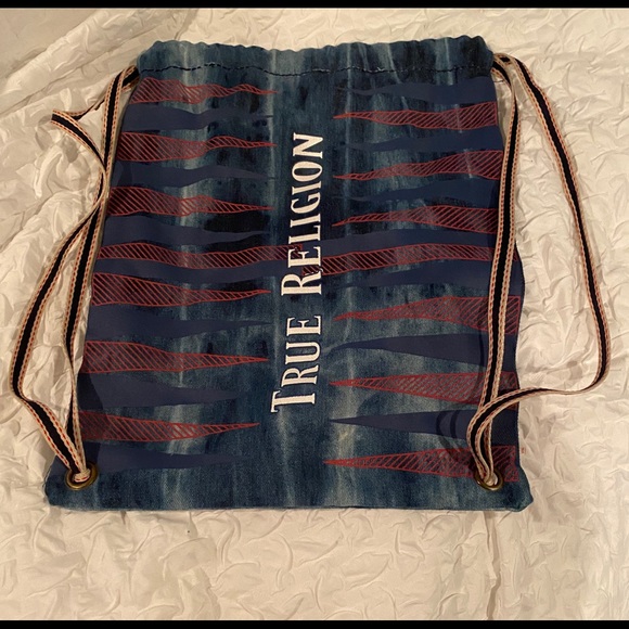 true religion tie dye backpack
